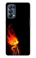 Ember Flame Oppo Reno5 Pro 5G Hard Case Back Cover by Casekaro