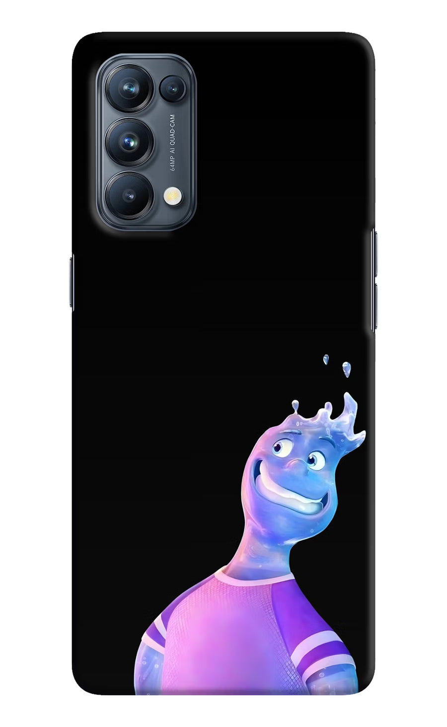 Wade Wave Oppo Reno5 Pro 5G Back Cover, Hard case