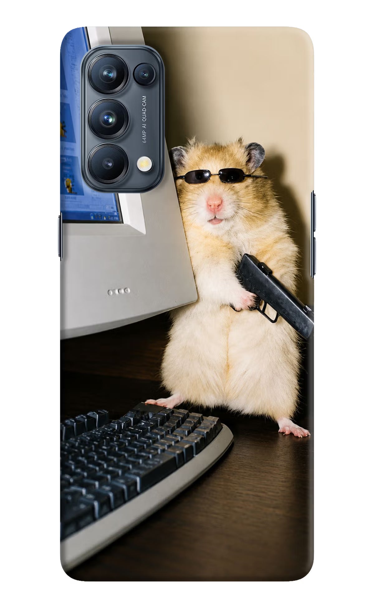 Hacker Hamster Oppo Reno5 Pro 5G Back Cover