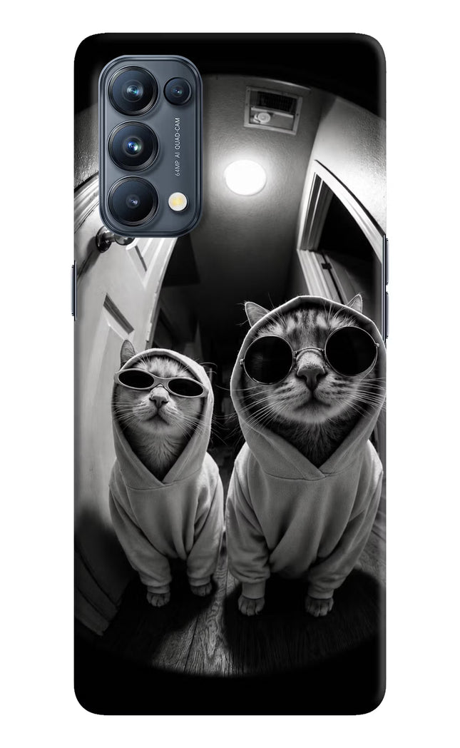 Hood Cats Oppo Reno5 Pro 5G Hard Case Back Cover by Casekaro