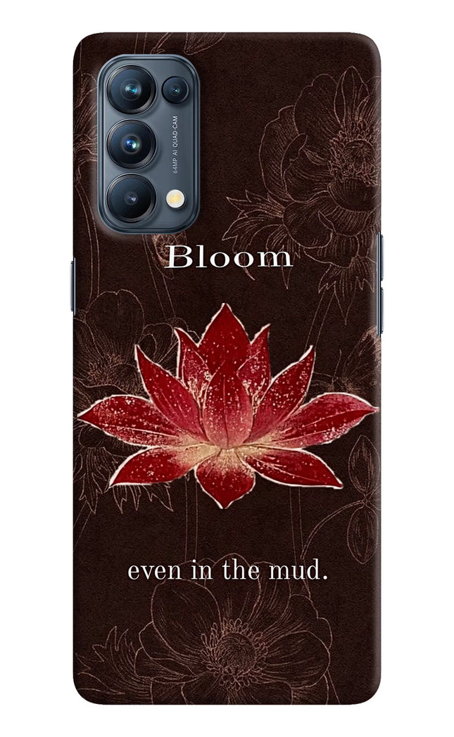 Bloom Oppo Reno5 Pro 5G Hard Case Back Cover by Casekaro