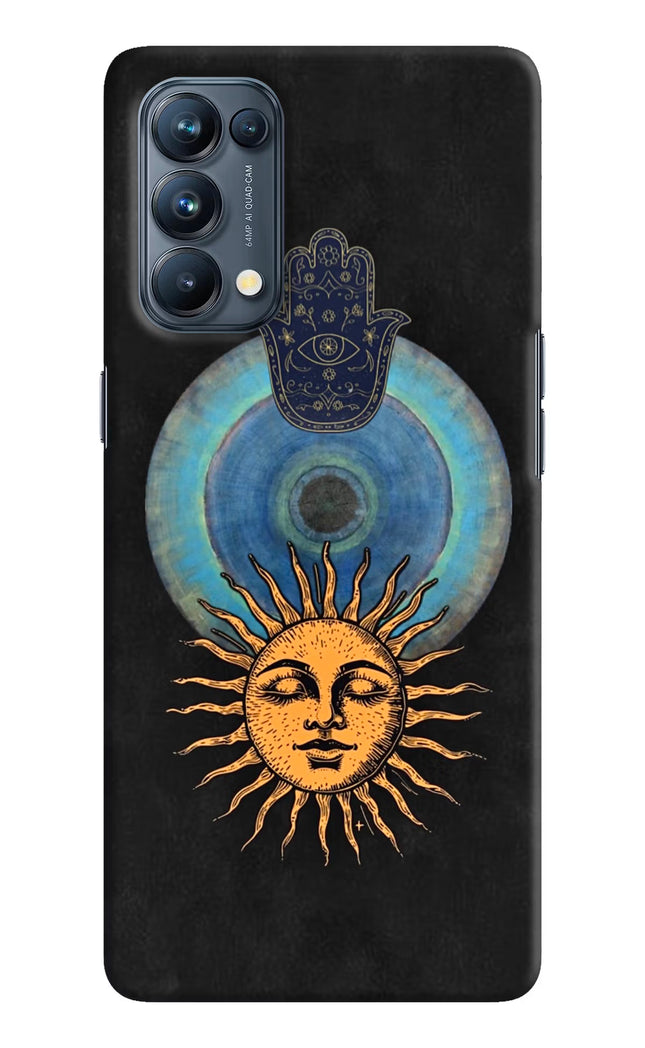 Divine Sun Oppo Reno5 Pro 5G Hard Case Back Cover by Casekaro
