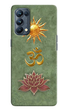 Om & Lotus Oppo Reno5 Pro 5G Back Cover