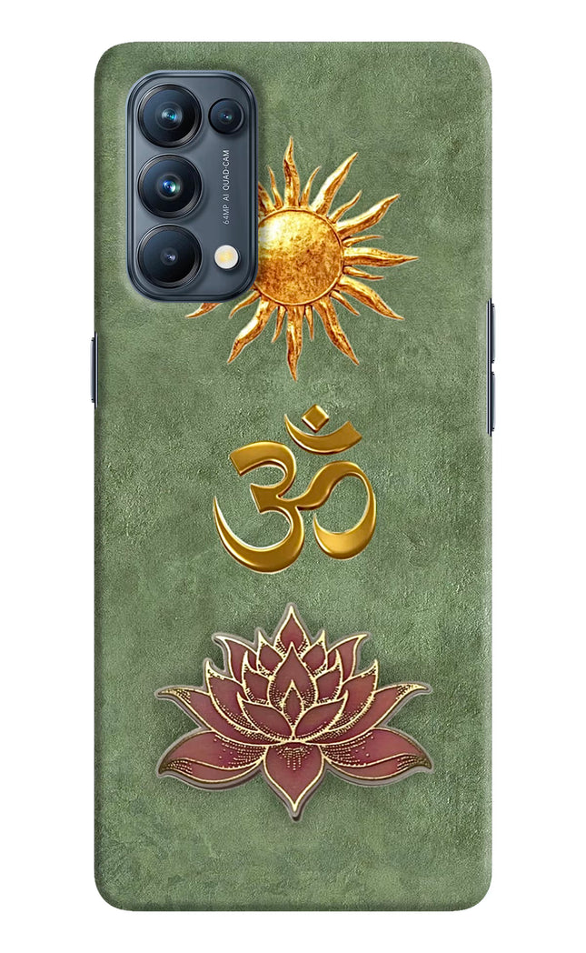 Om & Lotus Oppo Reno5 Pro 5G Back Cover