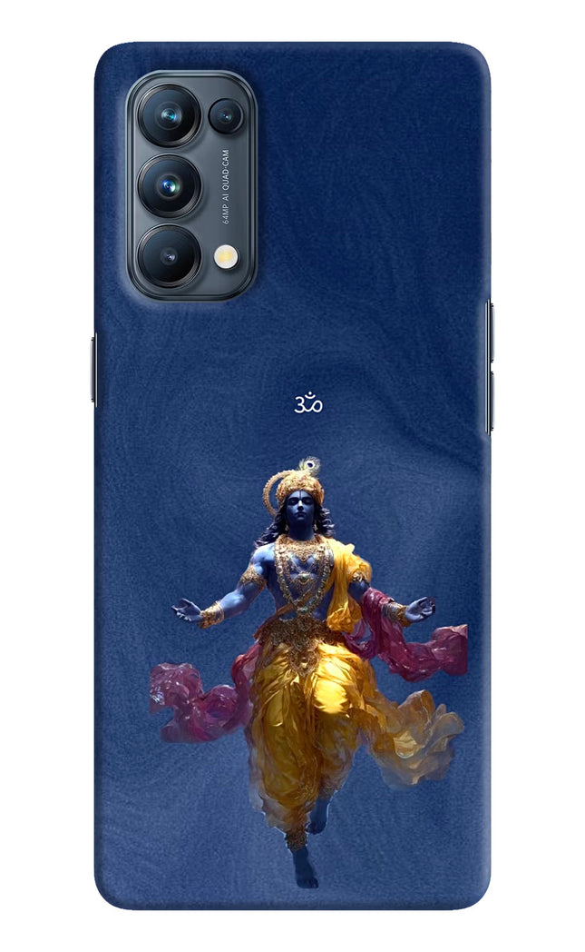 Cosmic Krishna Oppo Reno5 Pro 5G Hard Case Back Cover by Casekaro