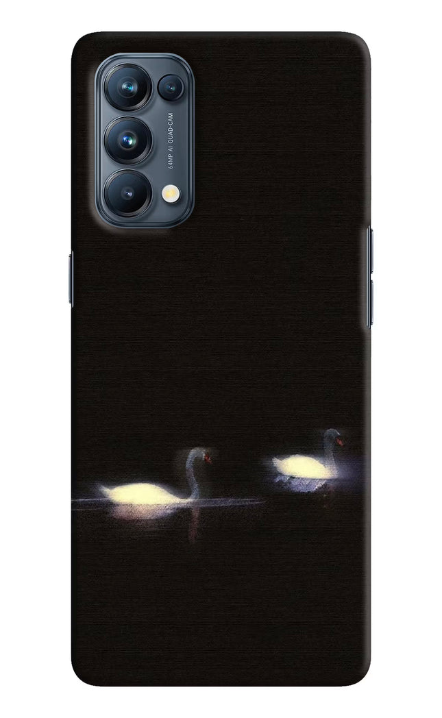 Silent Swans Oppo Reno5 Pro 5G Hard Case Back Cover by Casekaro