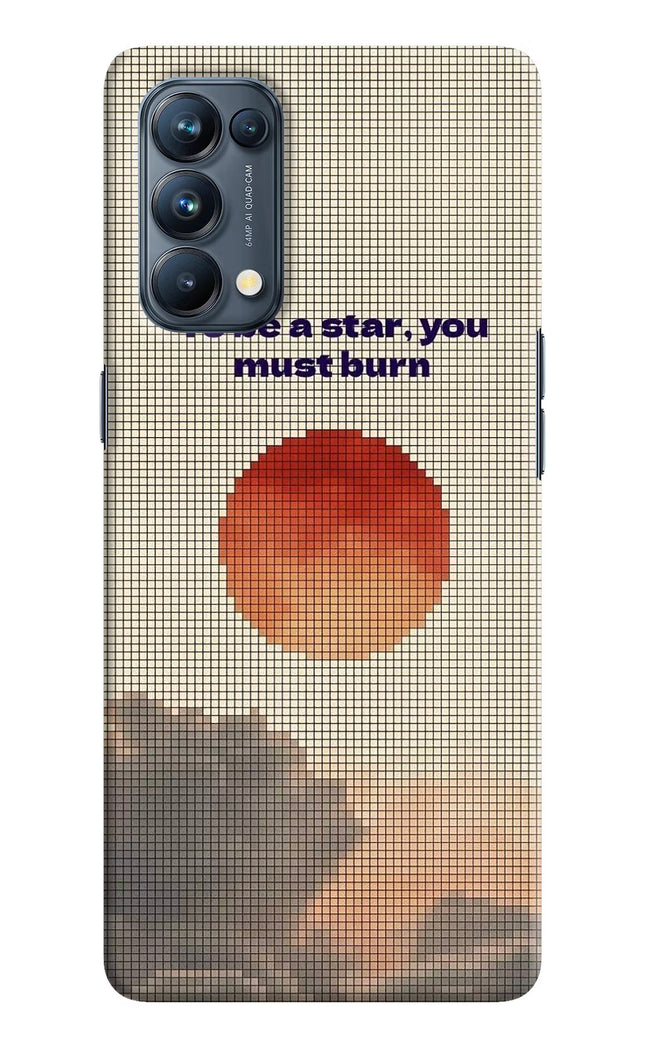 Pixel Sun Oppo Reno5 Pro 5G Hard Case Back Cover by Casekaro