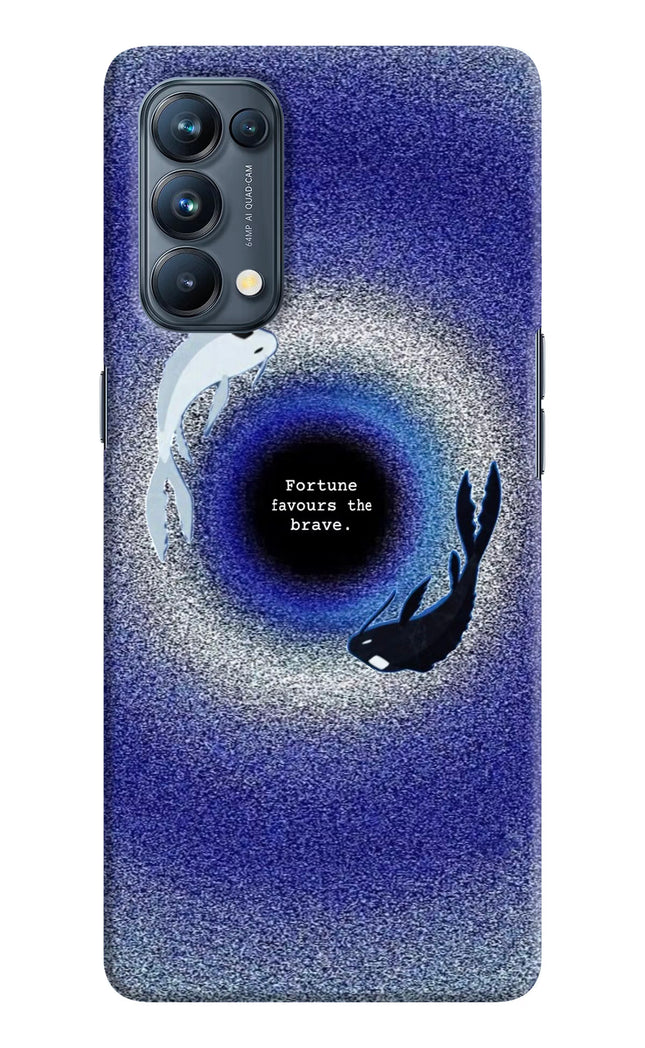 Dark Koi Oppo Reno5 Pro 5G Hard Case Back Cover by Casekaro