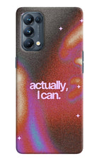 Pink Aura Oppo Reno5 Pro 5G Back Cover