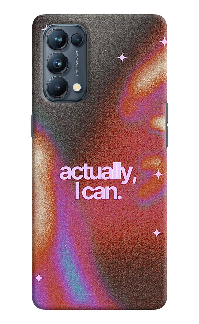 Pink Aura Oppo Reno5 Pro 5G Hard Case Back Cover by Casekaro
