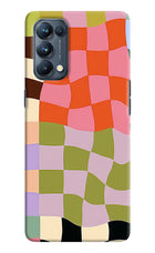 Wavy Grid Oppo Reno5 Pro 5G Back Cover