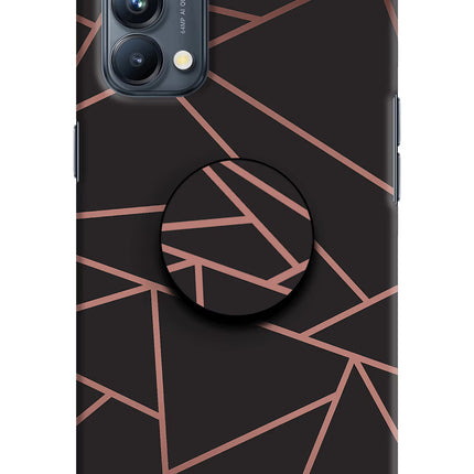 Geometric Pattern Oppo Reno5 Pro 5G Pop Case by Casekaro