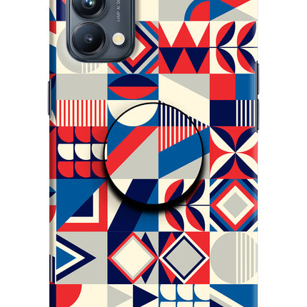 Colorful Pattern Oppo Reno5 Pro 5G Pop Case by Casekaro