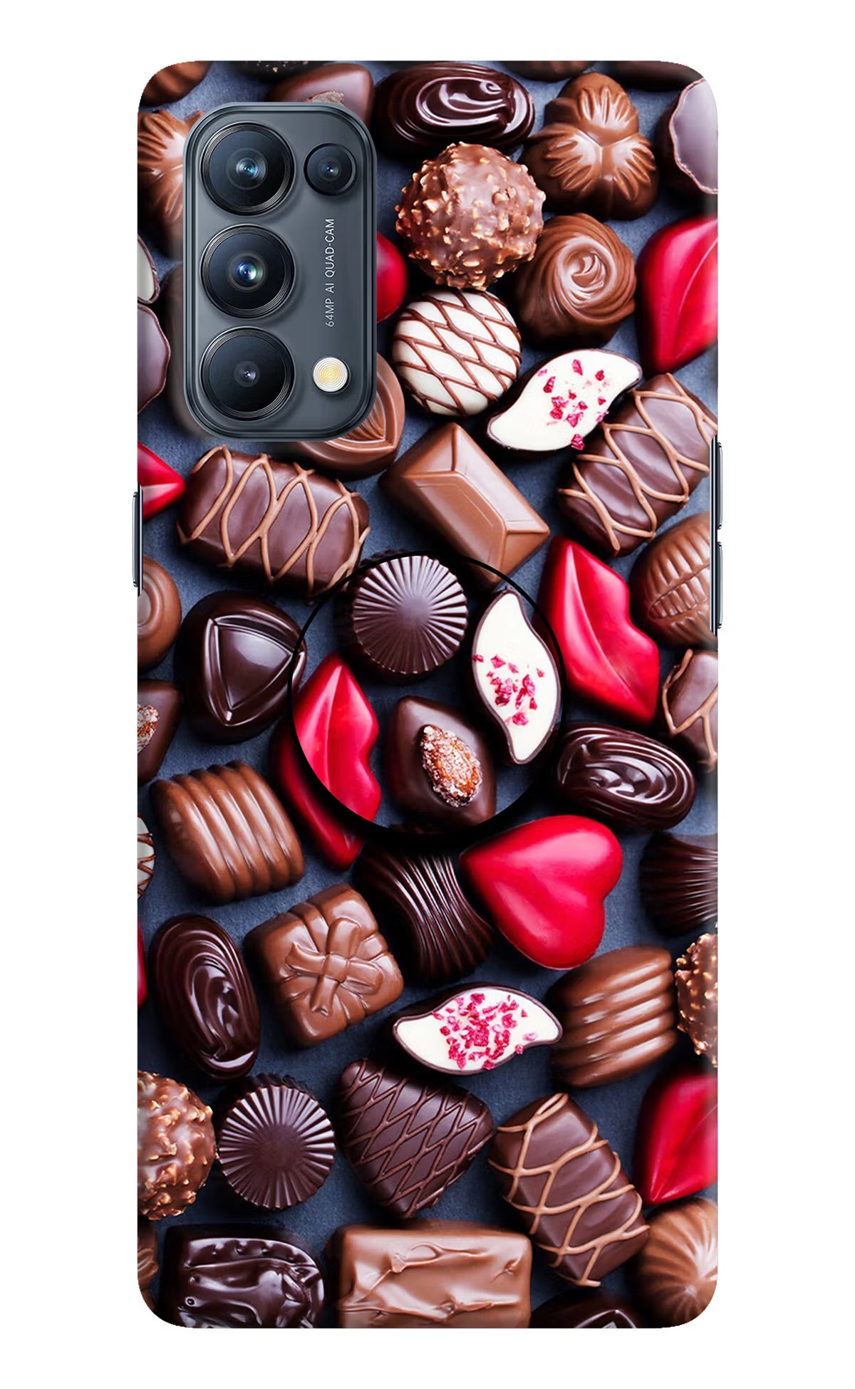 Chocolates Oppo Reno5 Pro 5G Pop Case by Casekaro