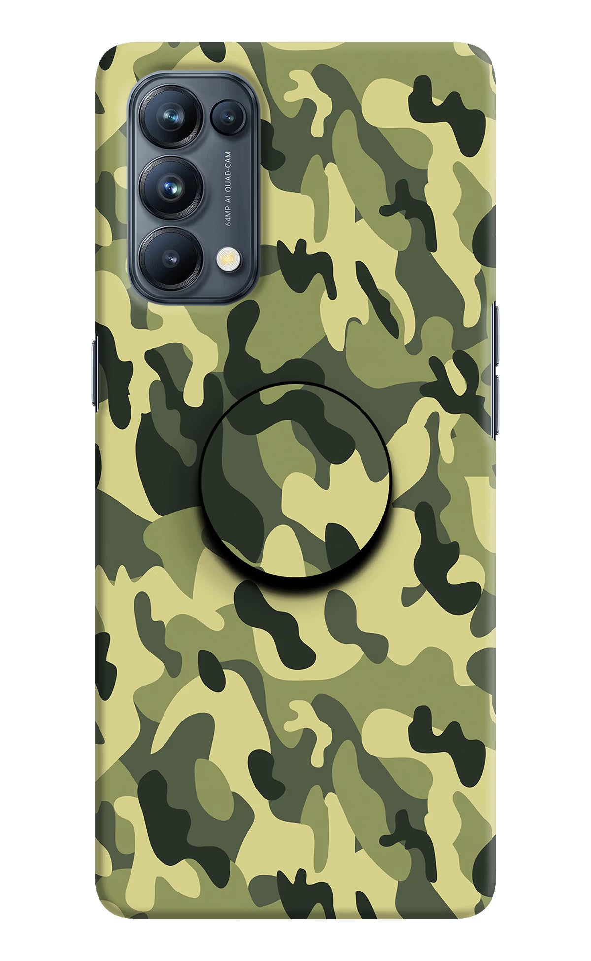 Camouflage Oppo Reno5 Pro 5G Pop Case by Casekaro