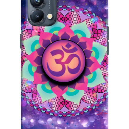 Om Purple Oppo Reno5 Pro 5G Pop Case by Casekaro