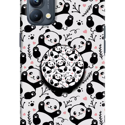 Cute Panda Oppo Reno5 Pro 5G Pop Case by Casekaro