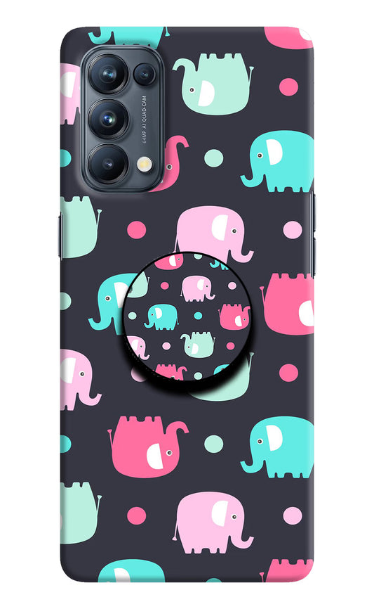 Baby Elephants Oppo Reno5 Pro 5G Pop Case by Casekaro