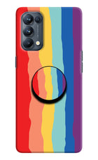 Rainbow Oppo Reno5 Pro 5G Pop Case by Casekaro