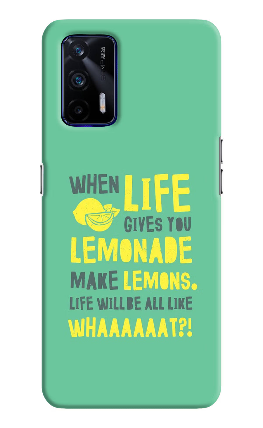 Quote Realme GT 5G Back Cover, Hard case
