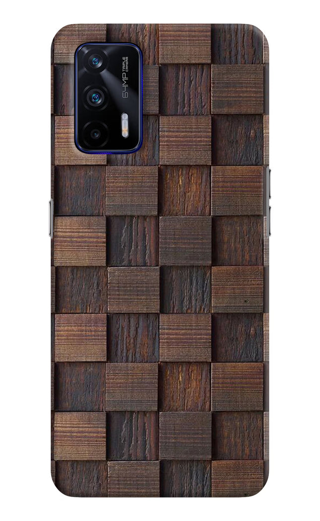 Wooden Cube Design Realme GT 5G Hard Case Back Cover by Casekaro