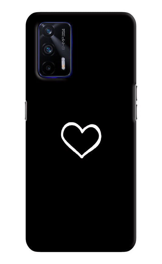 Heart Realme GT 5G Hard Case Back Cover by Casekaro
