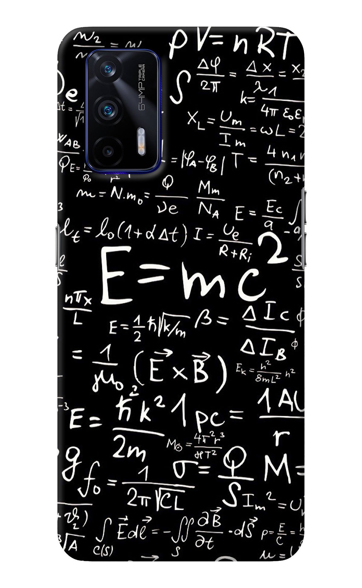 Physics Albert Einstein Formula Realme GT 5G Back Cover