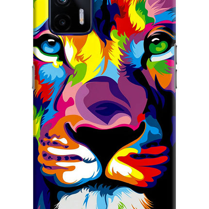 Lion Realme GT 5G Hard Case Back Cover by Casekaro
