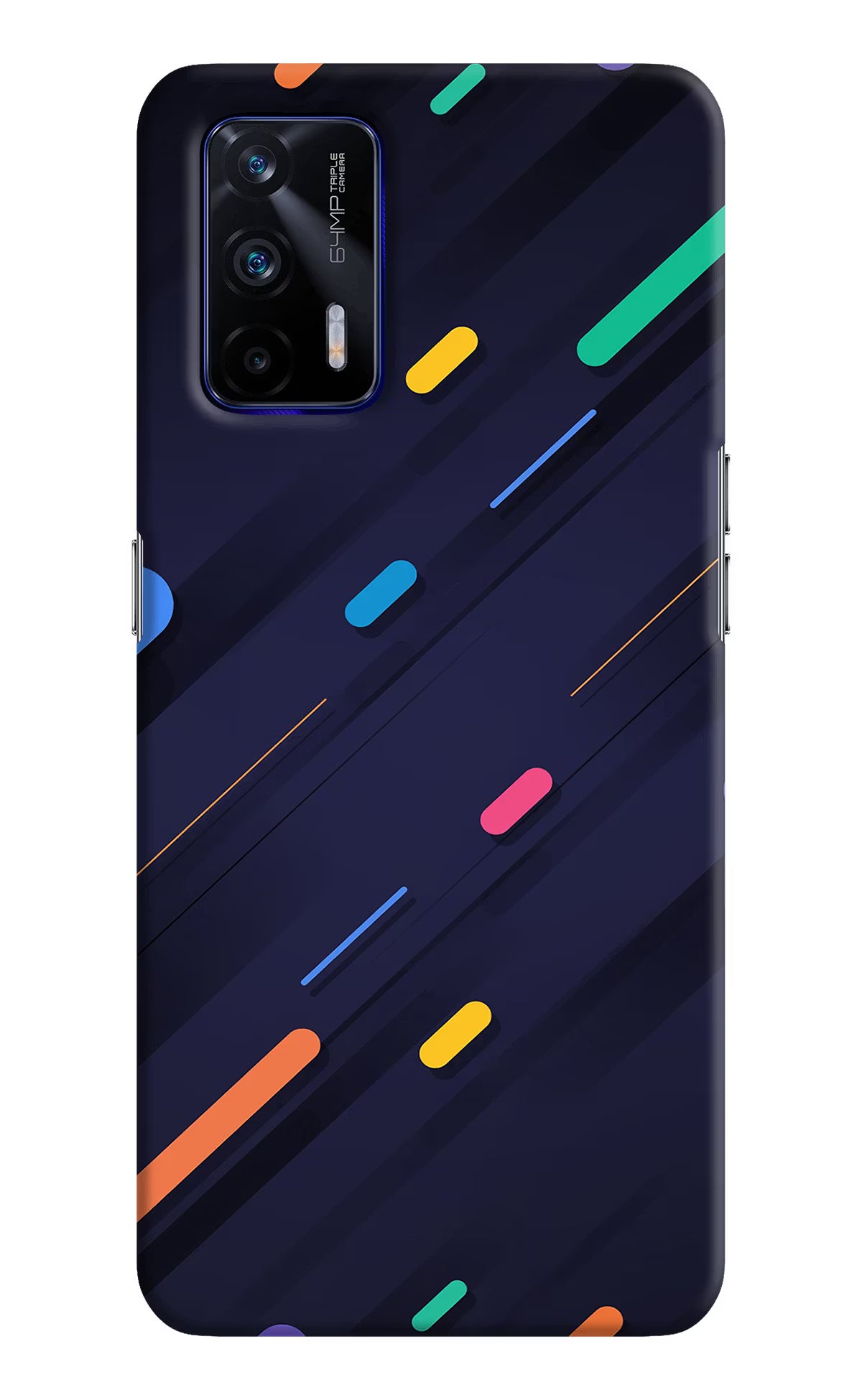 Abstract Design Realme GT 5G Hard Case Back Cover by Casekaro