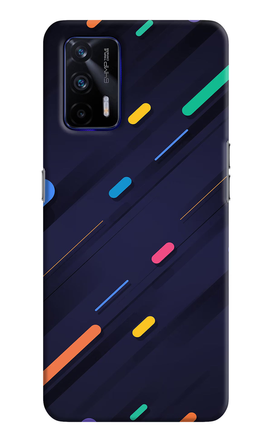 Abstract Design Realme GT 5G Back Cover, Hard case
