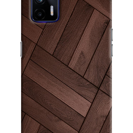 Wooden Texture Design Realme GT 5G Hard Case Back Cover by Casekaro