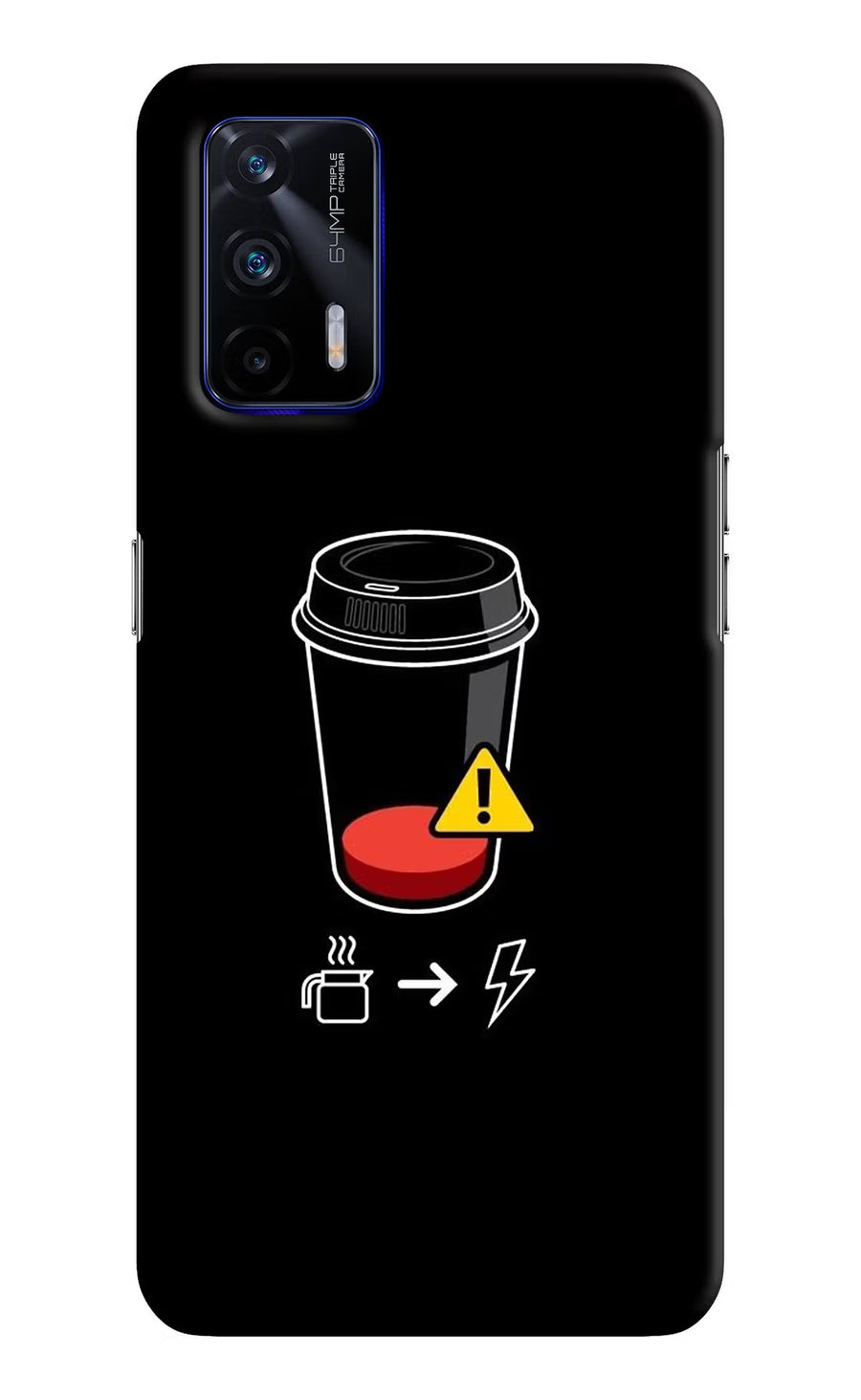 Coffee Realme GT 5G Back Cover, Hard case