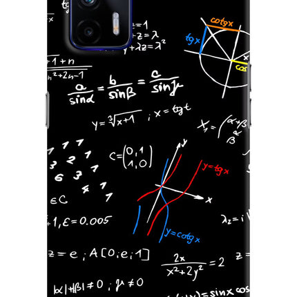 Mathematics Formula Realme GT 5G Hard Case Back Cover by Casekaro