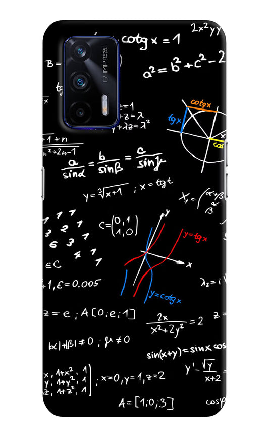 Mathematics Formula Realme GT 5G Hard Case Back Cover by Casekaro