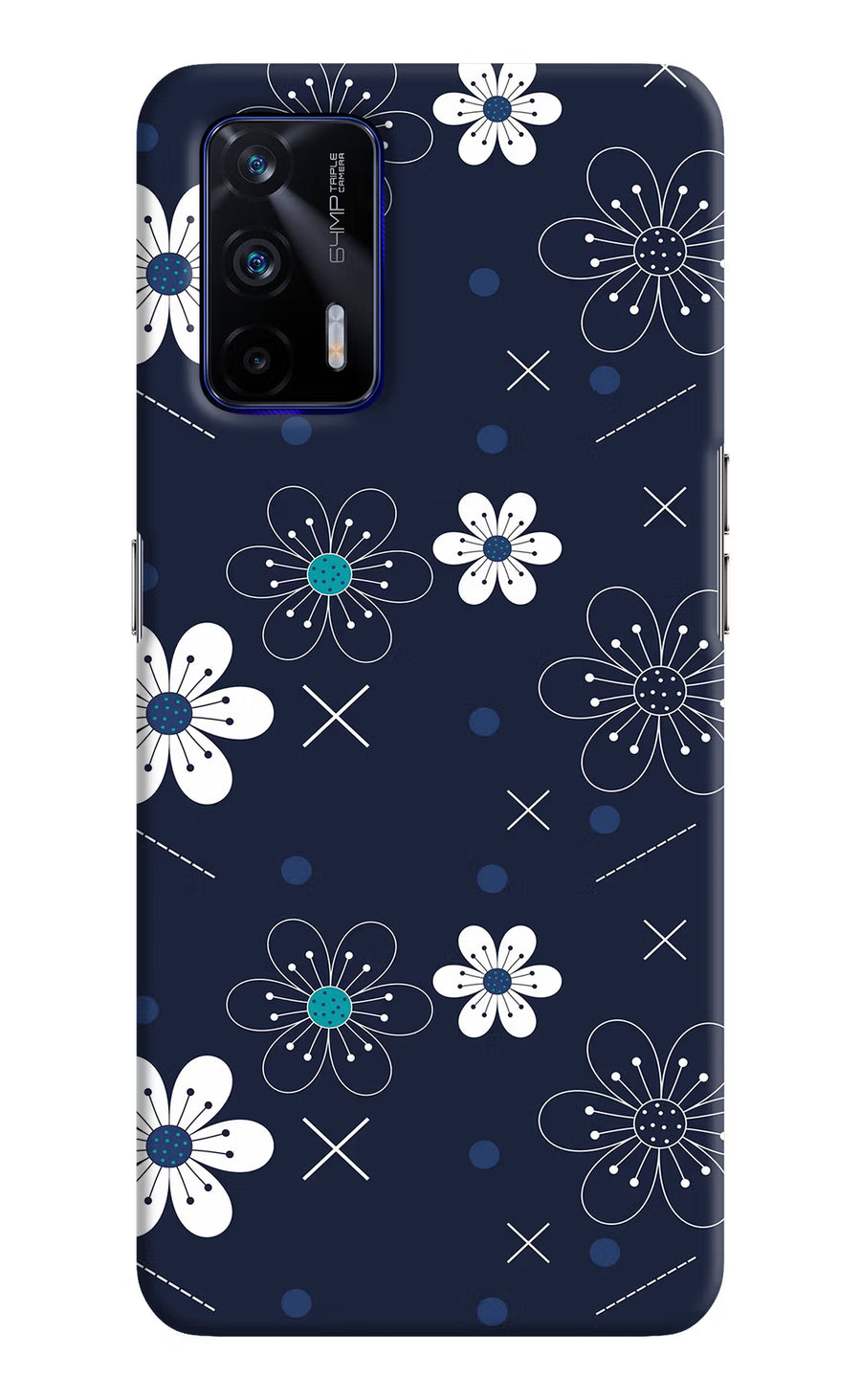 Flowers Realme GT 5G Back Cover, Hard case
