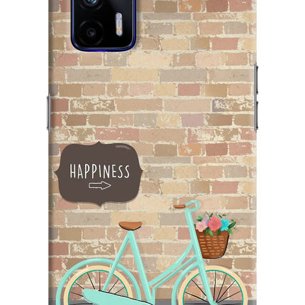 Happiness Artwork Realme GT 5G Hard Case Back Cover by Casekaro