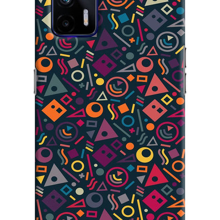 Geometric Abstract Realme GT 5G Hard Case Back Cover by Casekaro