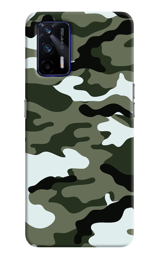 Camouflage Realme GT 5G Hard Case Back Cover by Casekaro