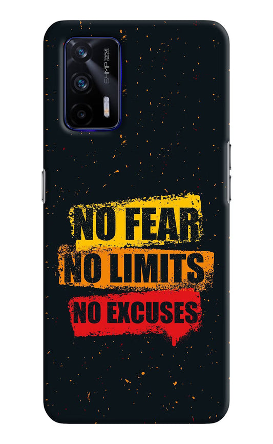 No Fear No Limits No Excuse Realme GT 5G Hard Case Back Cover by Casekaro
