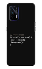 Life Motto Code Realme GT 5G Hard Case Back Cover by Casekaro
