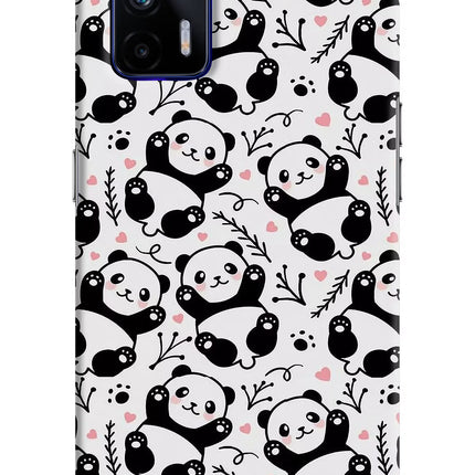 Cute Panda Realme GT 5G Hard Case Back Cover by Casekaro