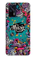 Music Graffiti Realme GT 5G Hard Case Back Cover by Casekaro