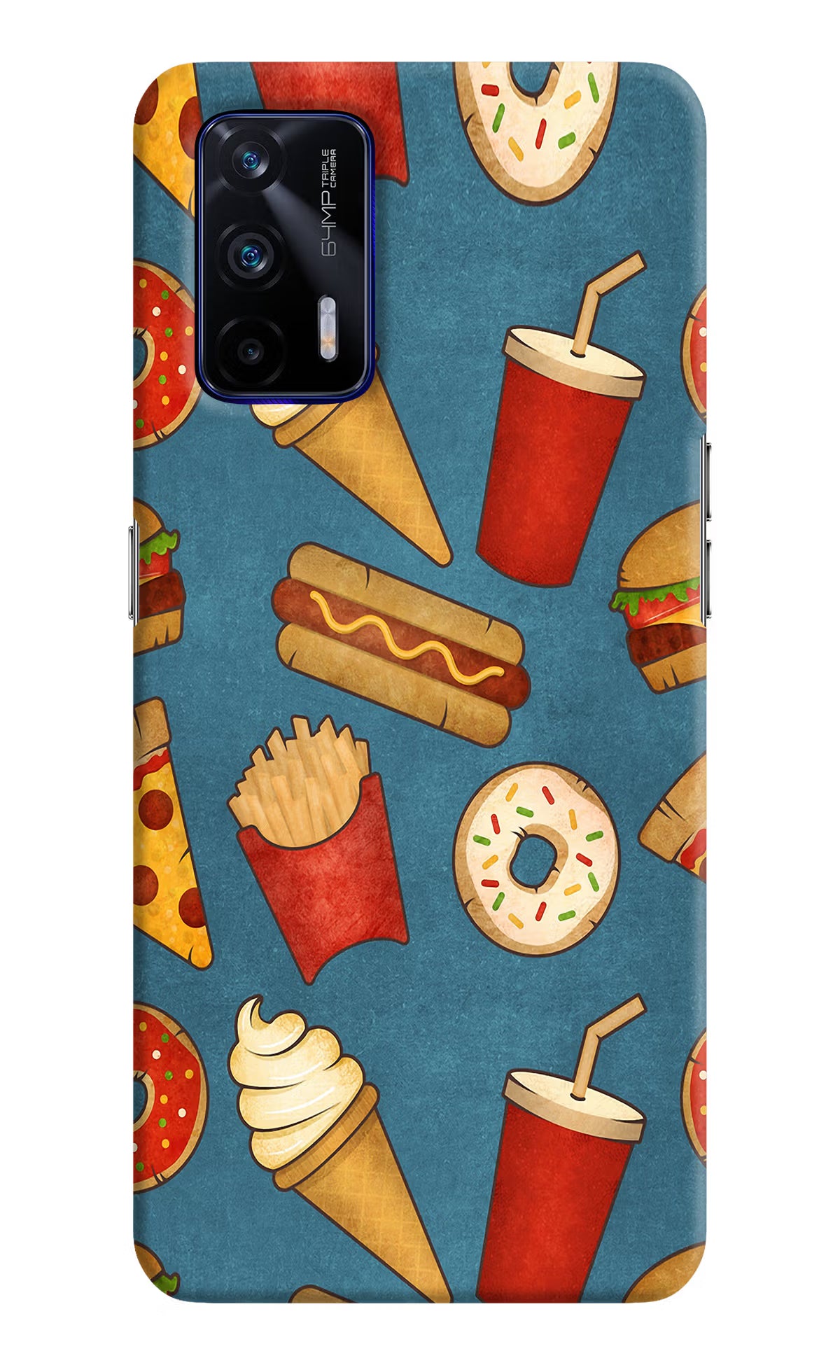 Foodie Realme GT 5G Hard Case Back Cover by Casekaro