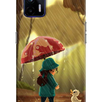 Rainy Day Realme GT 5G Hard Case Back Cover by Casekaro