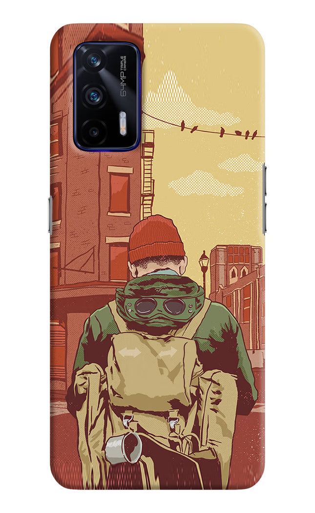 Adventurous Realme GT 5G Hard Case Back Cover by Casekaro