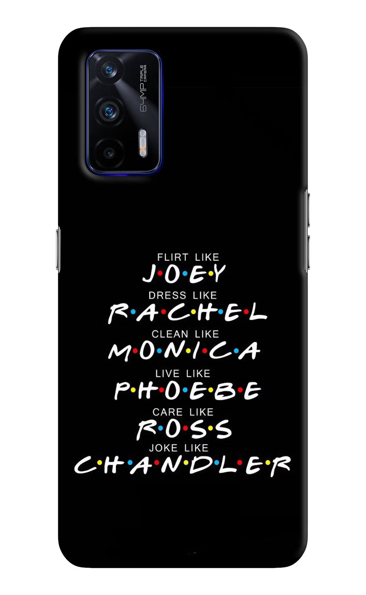 FRIENDS Character Realme GT 5G Hard Case Back Cover by Casekaro