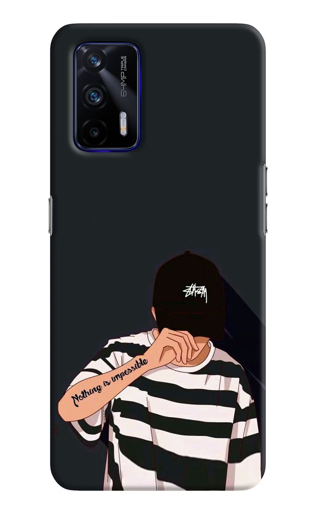 Aesthetic Boy Realme GT 5G Hard Case Back Cover by Casekaro
