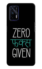 Zero Fucks Given Realme GT 5G Hard Case Back Cover by Casekaro