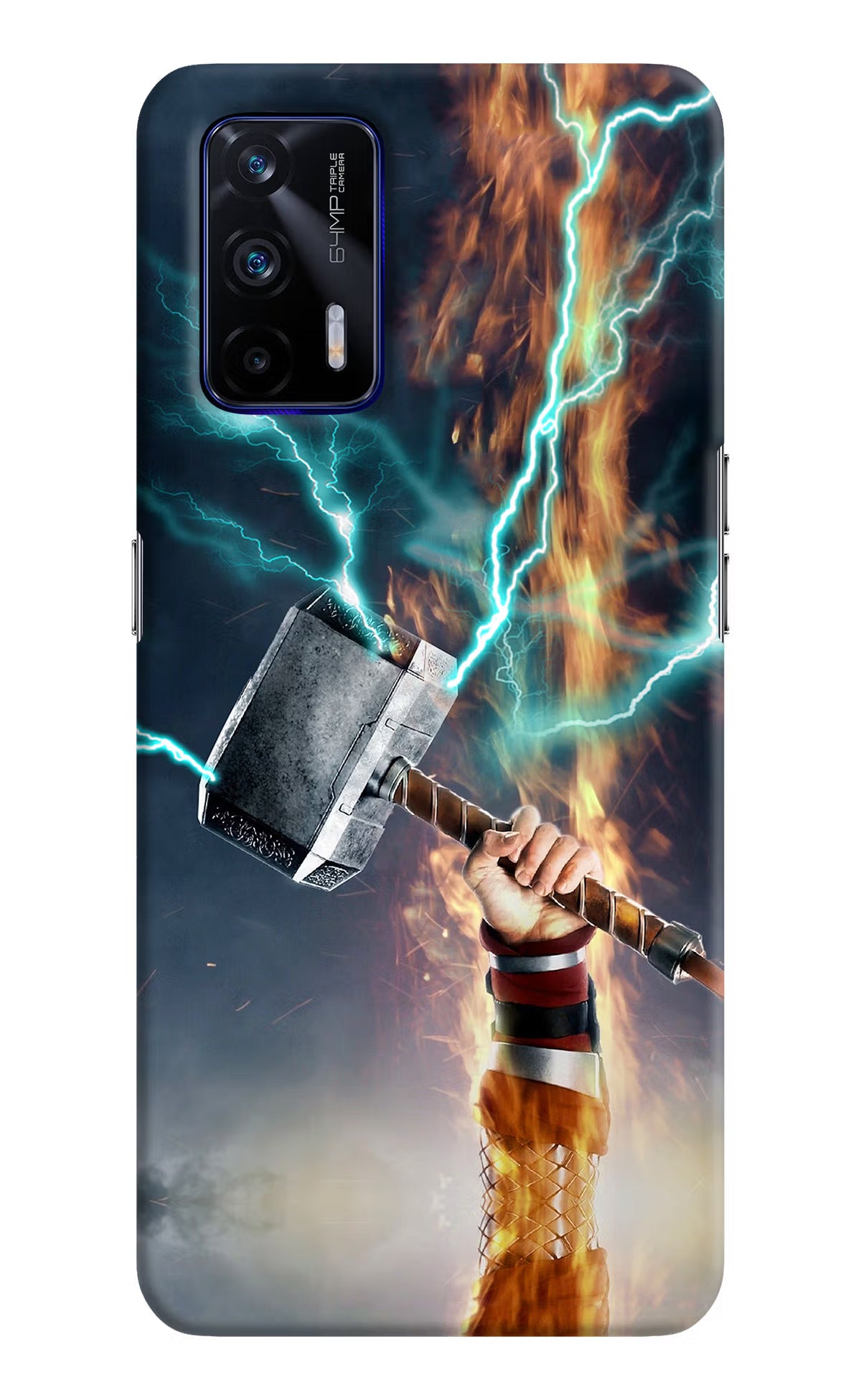 Thor Hammer Mjolnir Realme GT 5G Hard Case Back Cover by Casekaro