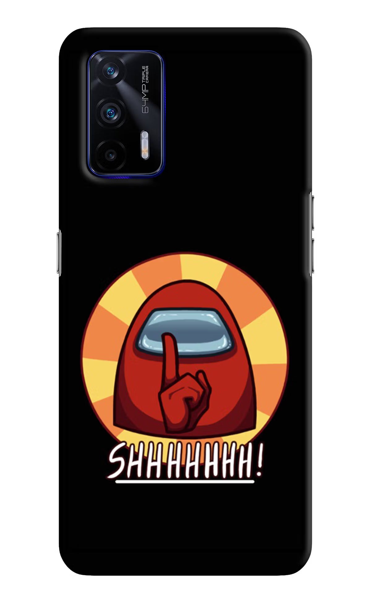 Among Us Shhh! Realme GT 5G Hard Case Back Cover by Casekaro